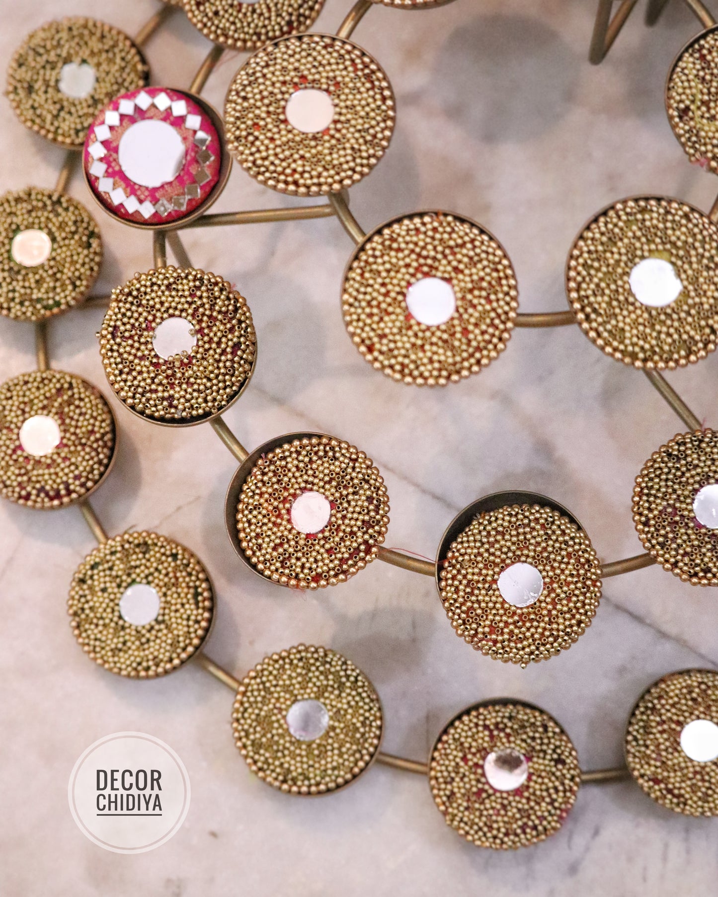 Shwet Decor - Beautiful temple decor setup -White temple decor