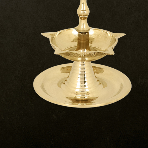 Brass 3 Step Kerala Inauguration Diya