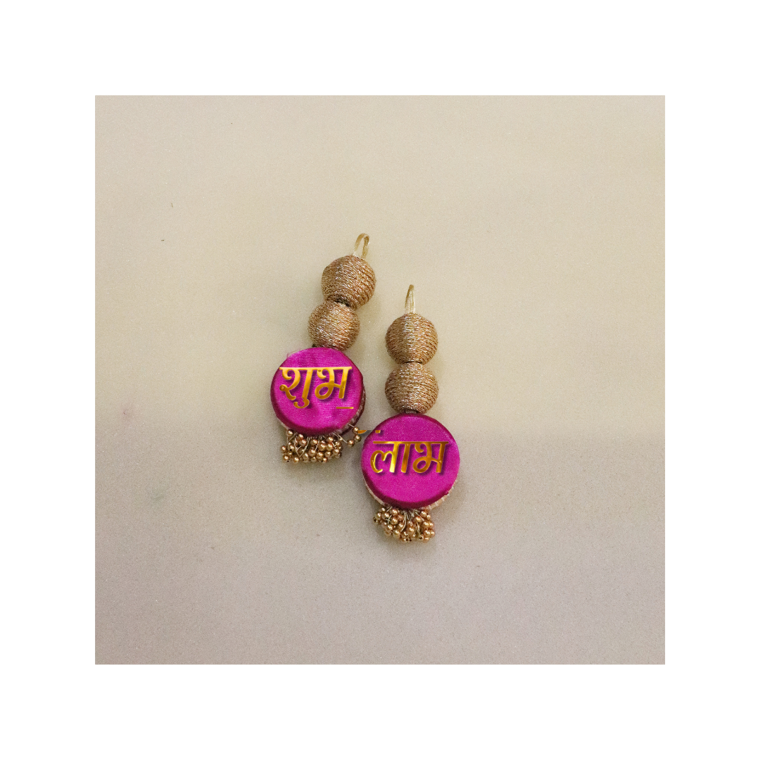 Shubh Labh Treasures: Tiny Tokens of Fortune & Favor- Violet color