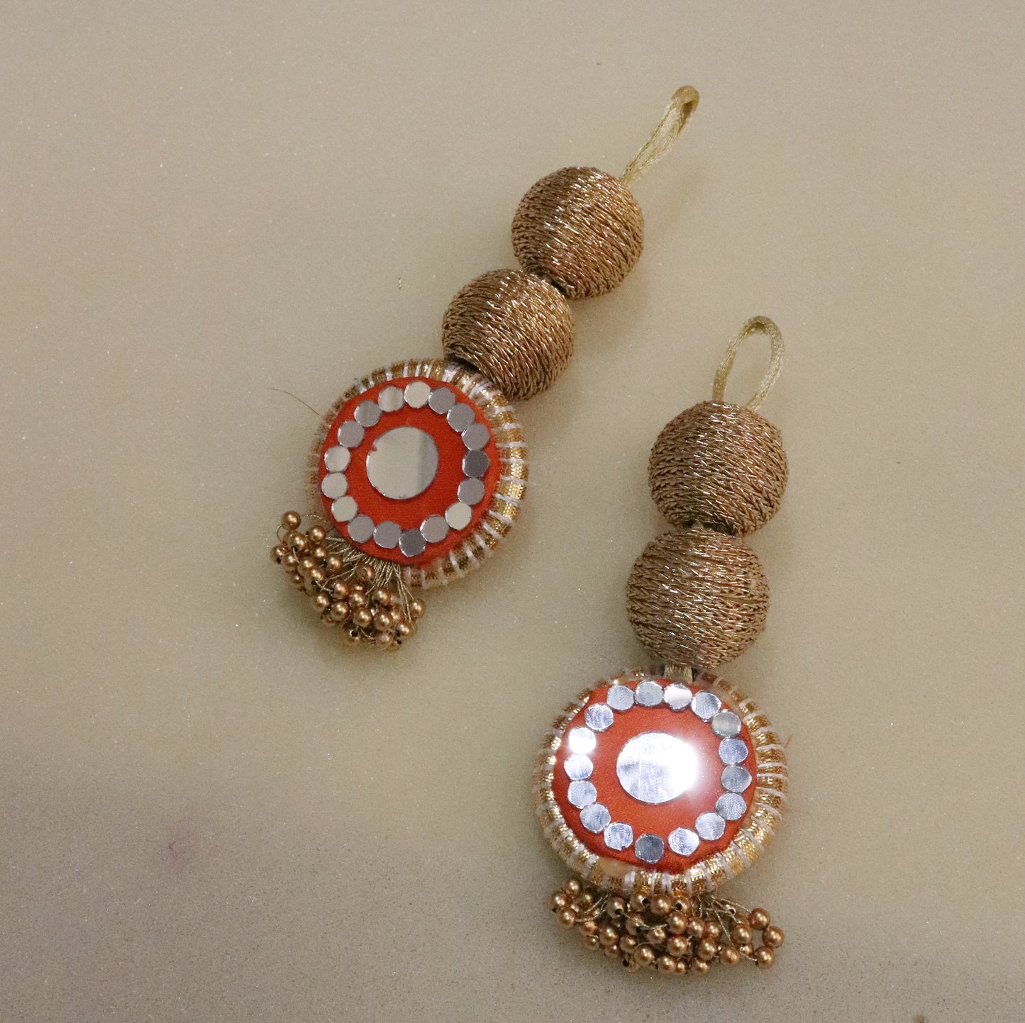 Shubh Labh Treasures: Tiny Tokens of Fortune & Favor- orange
