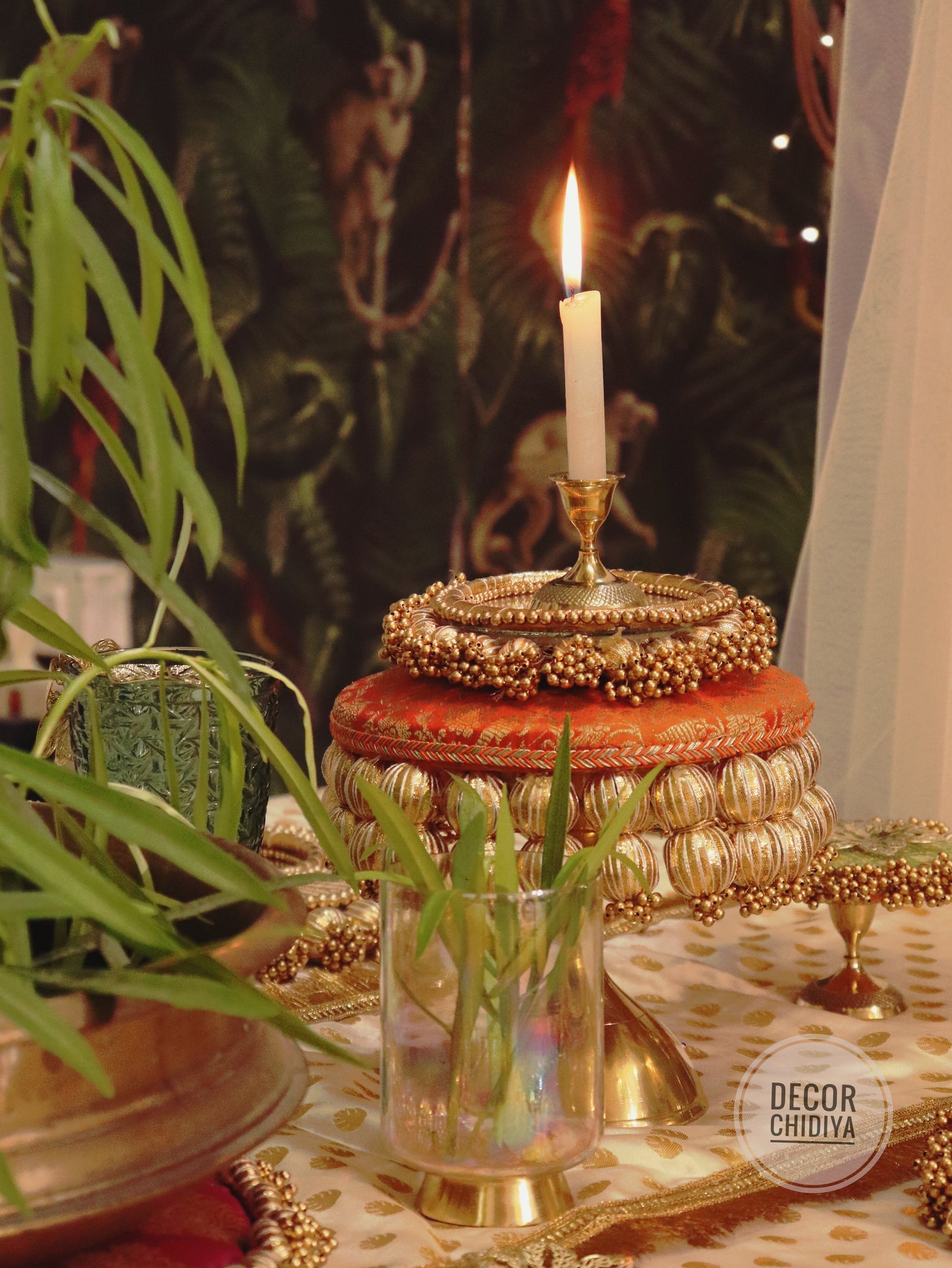 Garmiyon ki sajawat - - Beautiful Indian summer Table decoration - Theme set various
