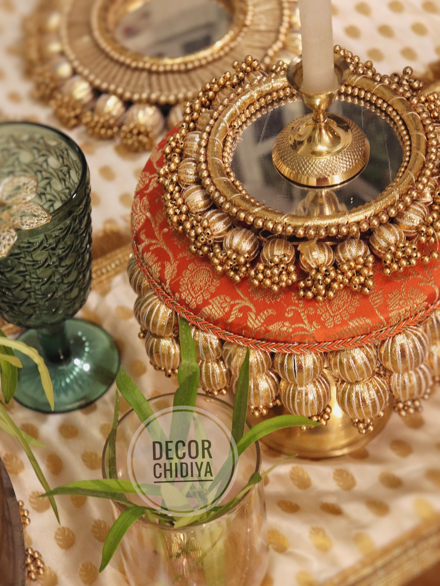 Garmiyon ki sajawat - - Beautiful Indian summer Table decoration - Theme set various