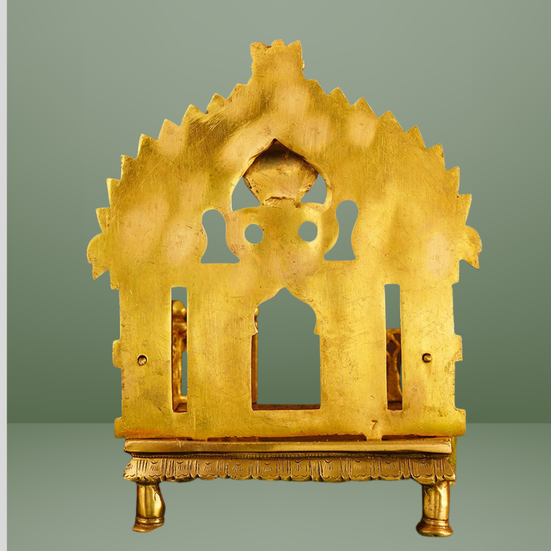 Antique Hand-Carved Naag Singhasan