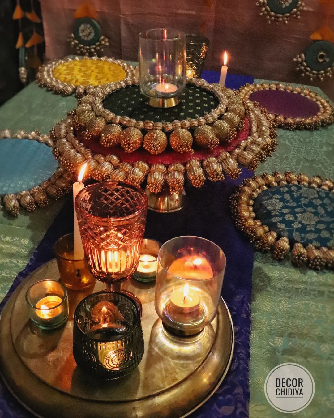 Mehfil Mahal - Dinning Tablescape theme set