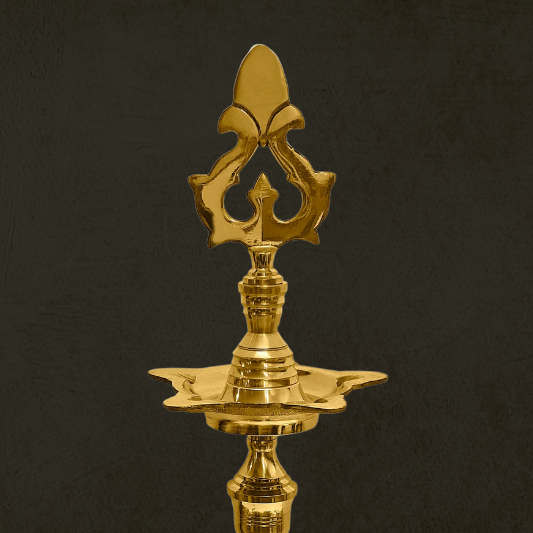 Brass Kerala Chandarbalyam Samai Diya-21 inch