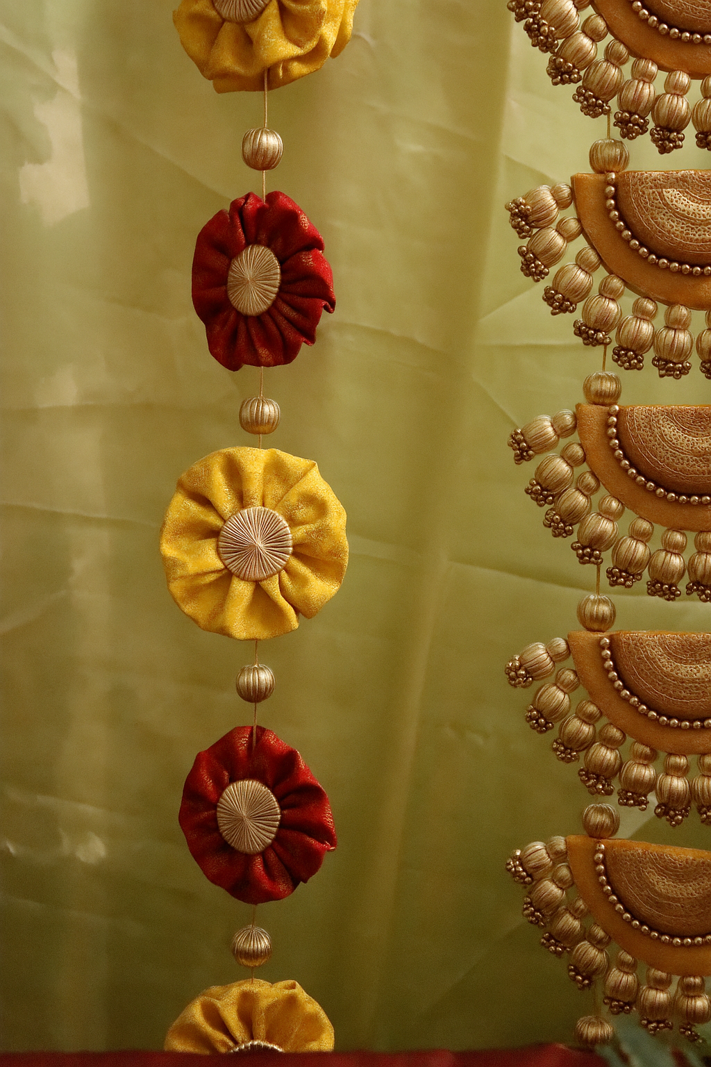 Phoolwari Colorful Hanging Pack – Ethnic Wall & Backdrop Decoration for Celebrations