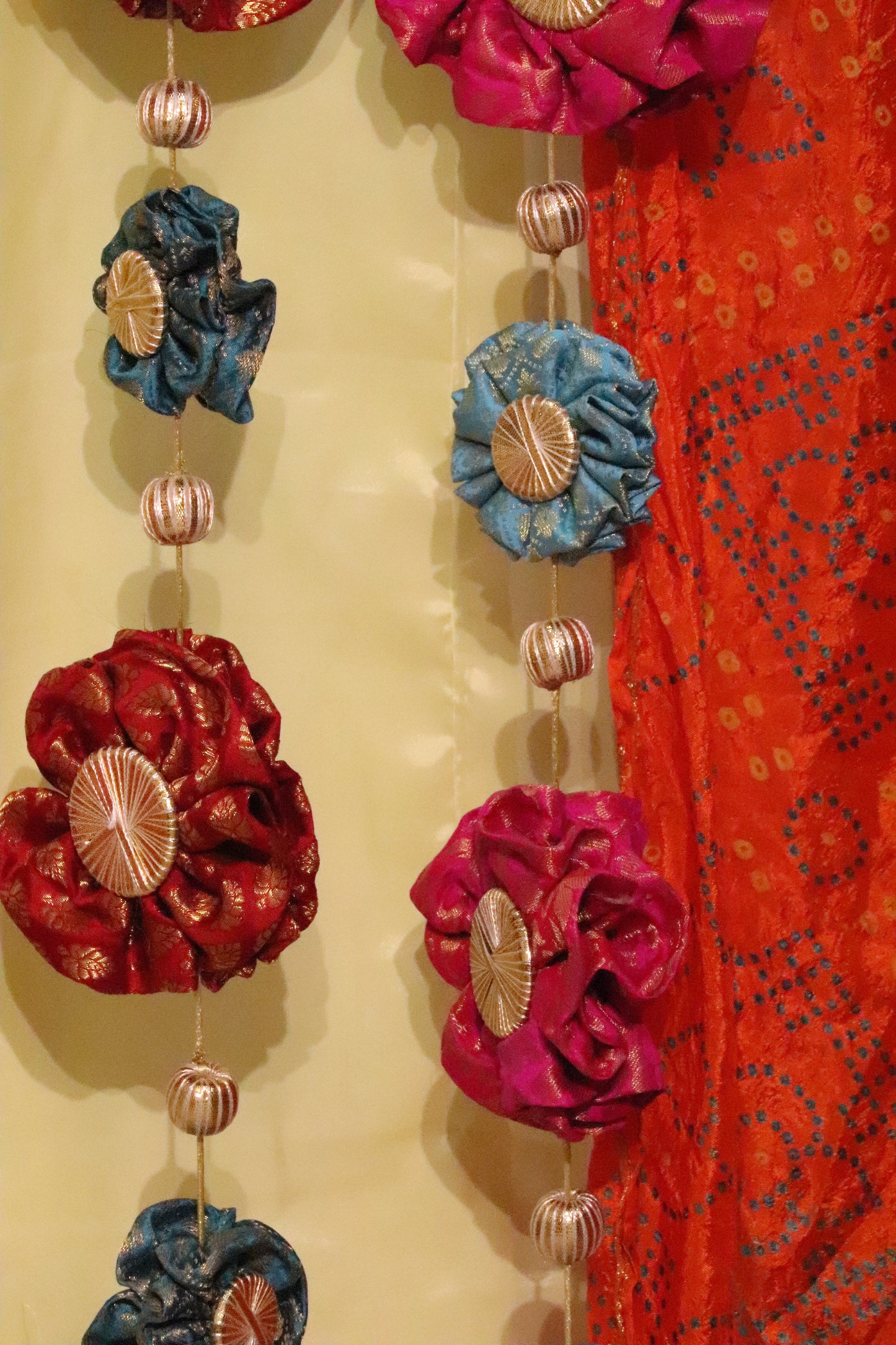 Phoolwari Colorful Hanging Pack – Ethnic Wall & Backdrop Decoration for Celebrations