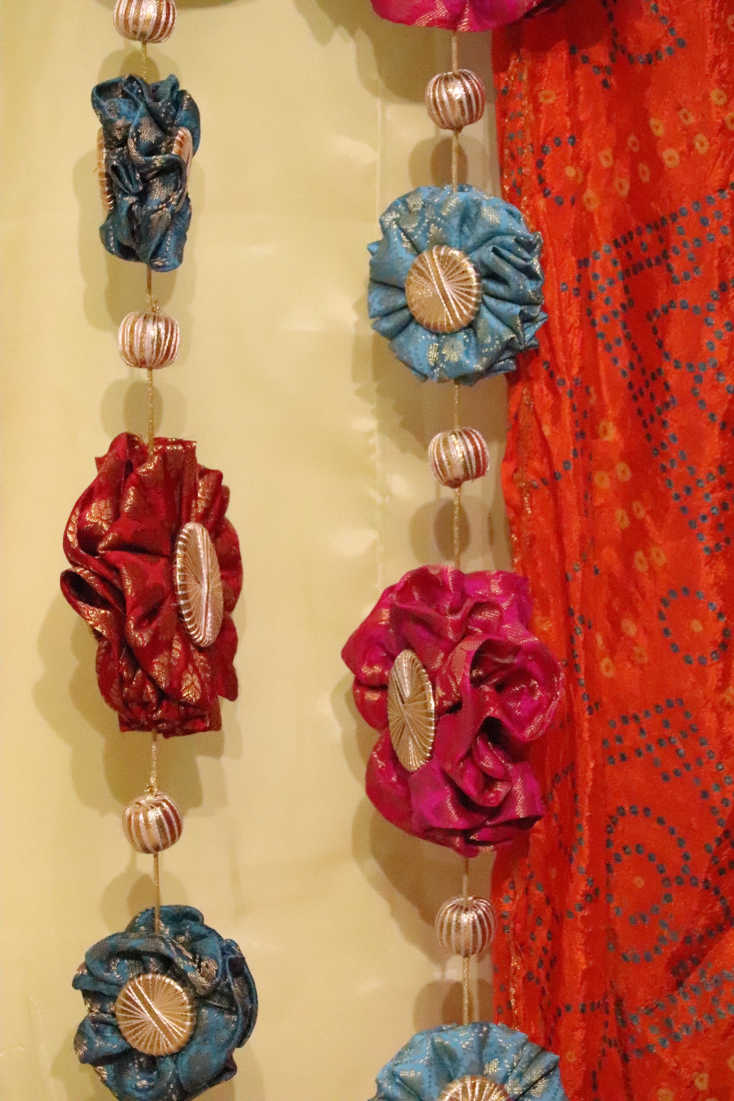 Phoolwari Colorful Hanging Pack – Ethnic Wall & Backdrop Decoration for Celebrations