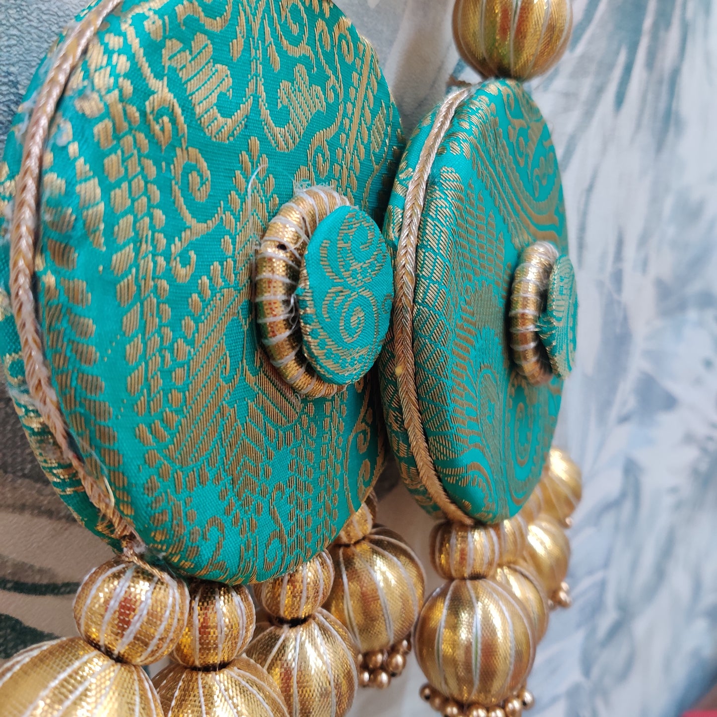 Sea green - Mini side hangings