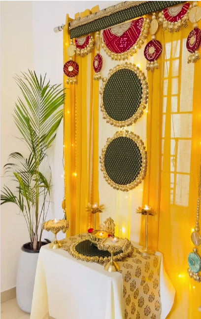 Divine Harmony: A Novelty Inspire x Decorchidiya Pooja Decor Theme Set