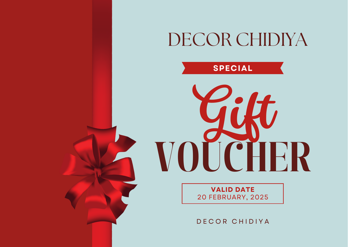 Decor Chidiya Gift Card