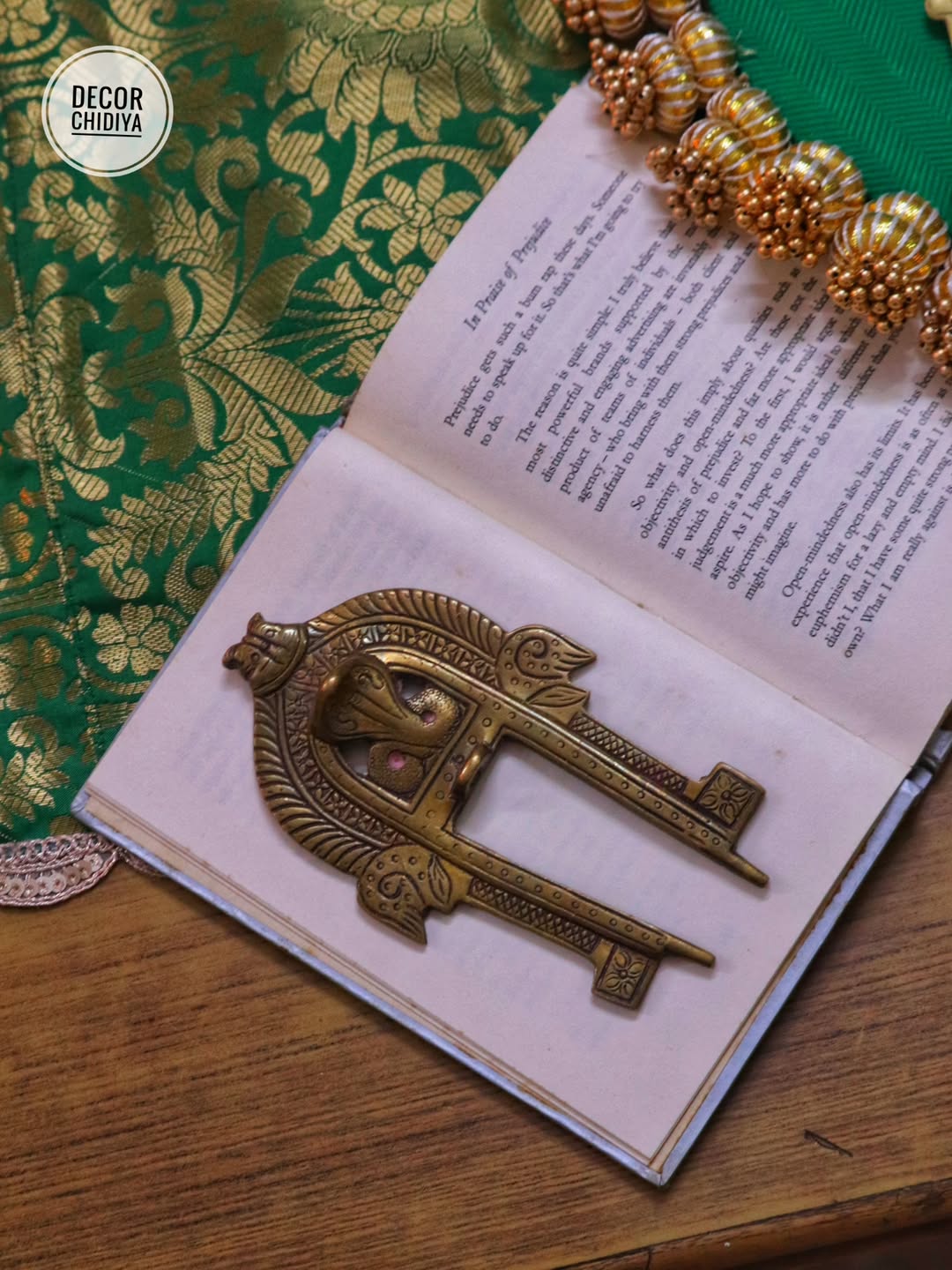 Green Gauri Mukh Coffee Table decor – Handcrafted Indian Decor