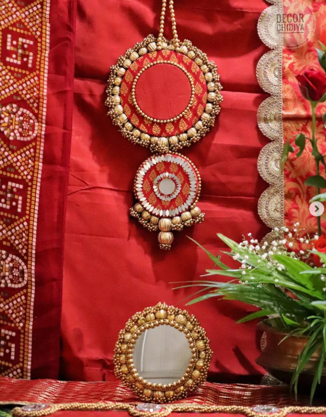 laal ishq- Red indian bandhani decor - Theme set