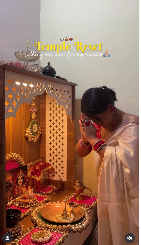 Roma _Roopaul x Decorchidiya – Full Mandir Decor Set (12 pcs, Mandir not included)