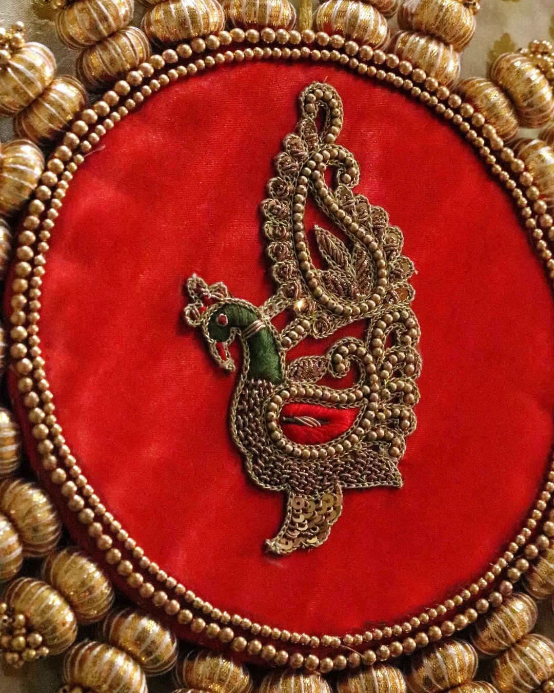 Morni Thangat kare Temple Decor - Beautiful temple decor setup - Peacock theme temple decor