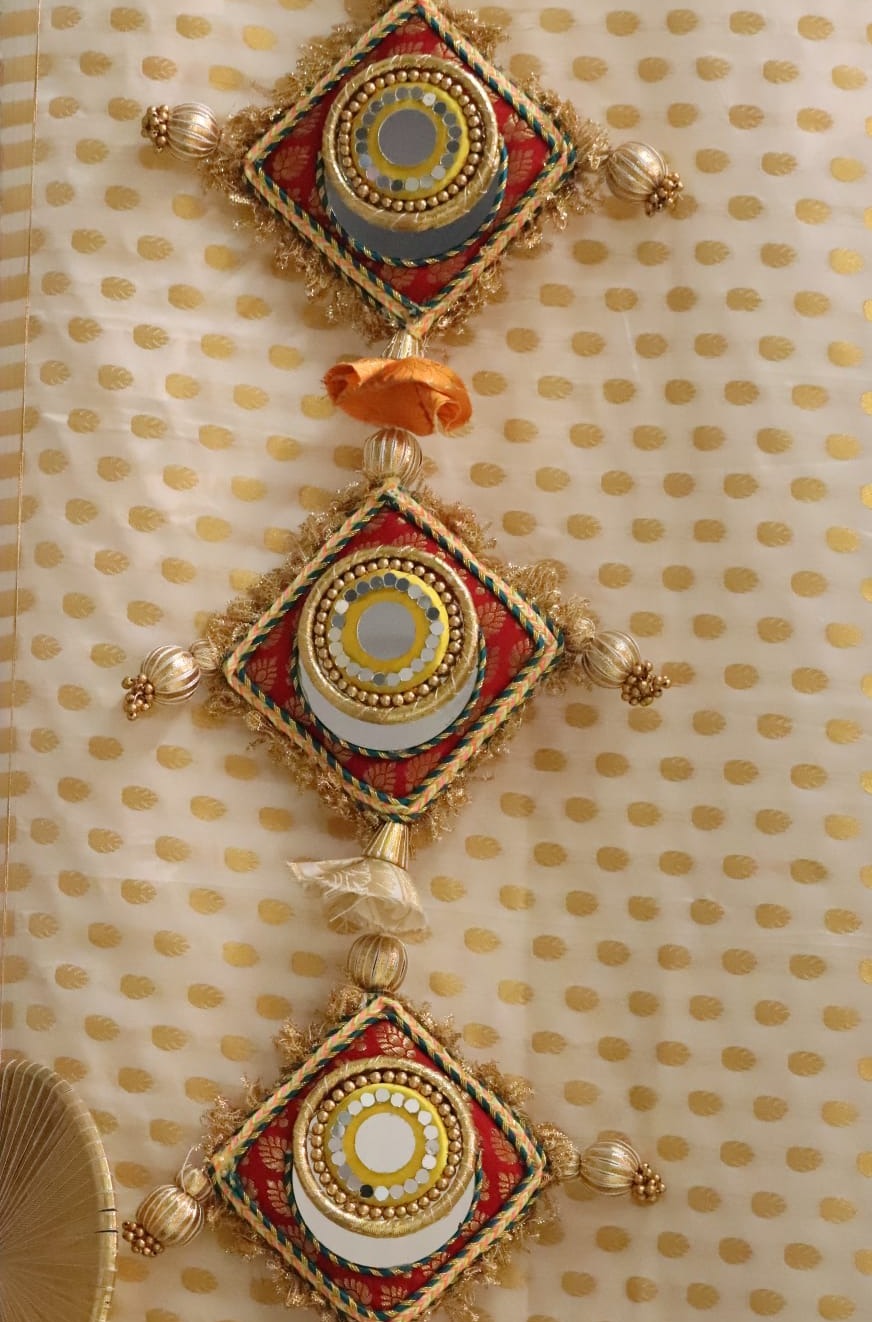 Red udti patang - wall hanging
