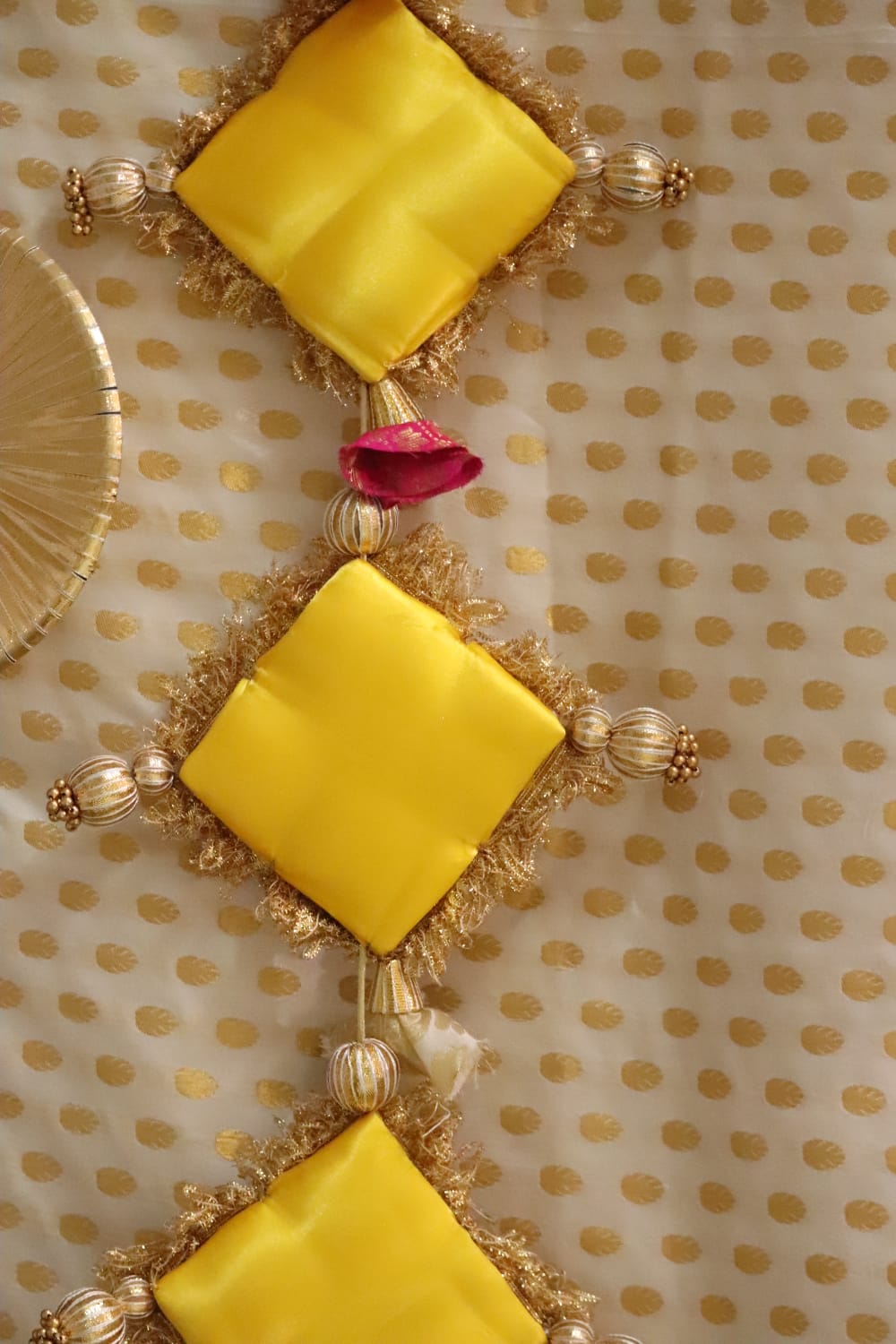 Yellow udti patang - wall hanging