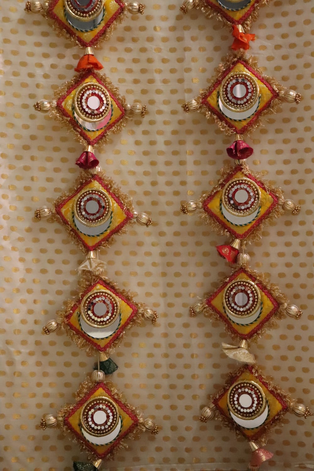Yellow udti patang - wall hanging