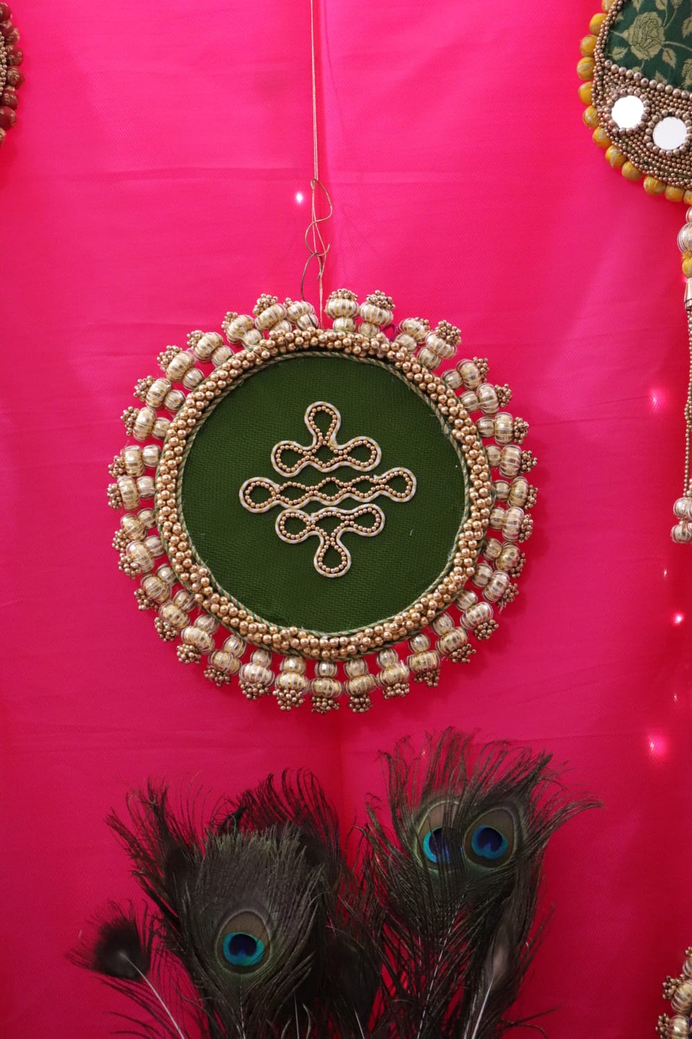Morni Thangat Kare – Peacock Theme Temple Decor Set