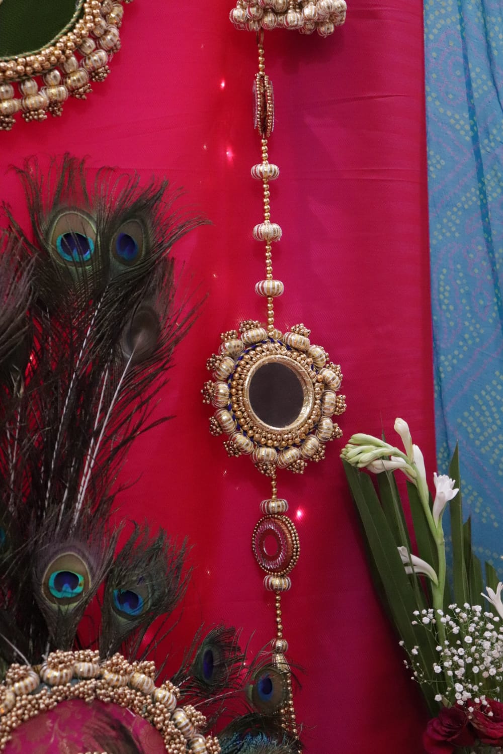 Morni Thangat Kare – Peacock Theme Temple Decor Set