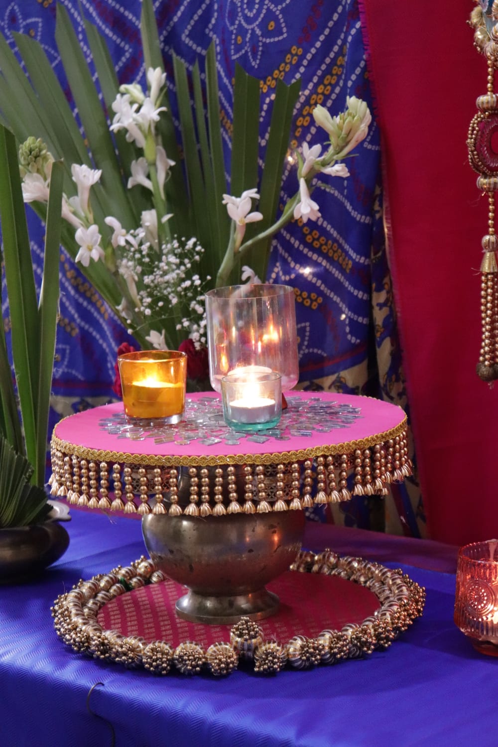 Morni Thangat Kare – Peacock Theme Temple Decor Set