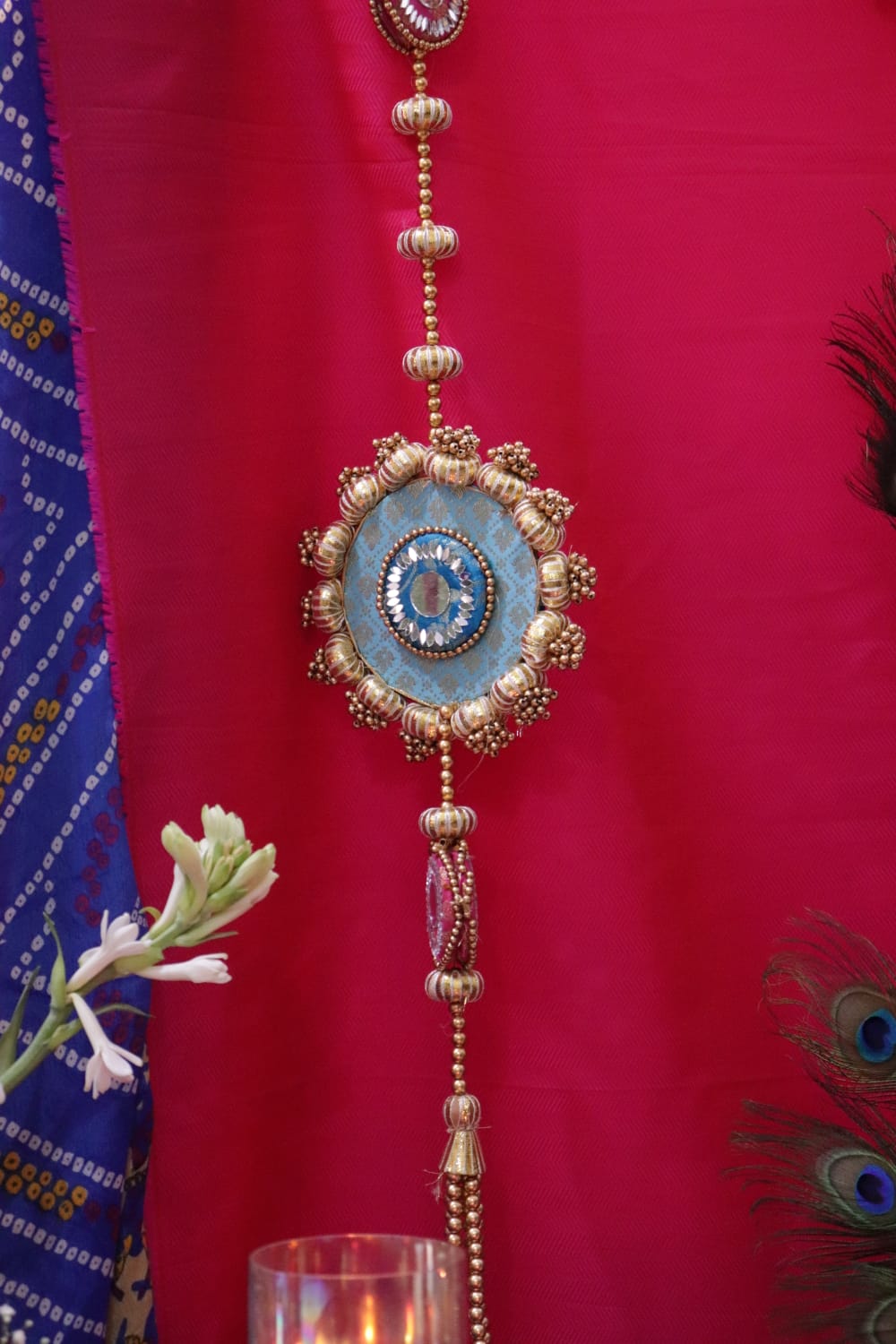 Morni Thangat Kare – Peacock Theme Temple Decor Set