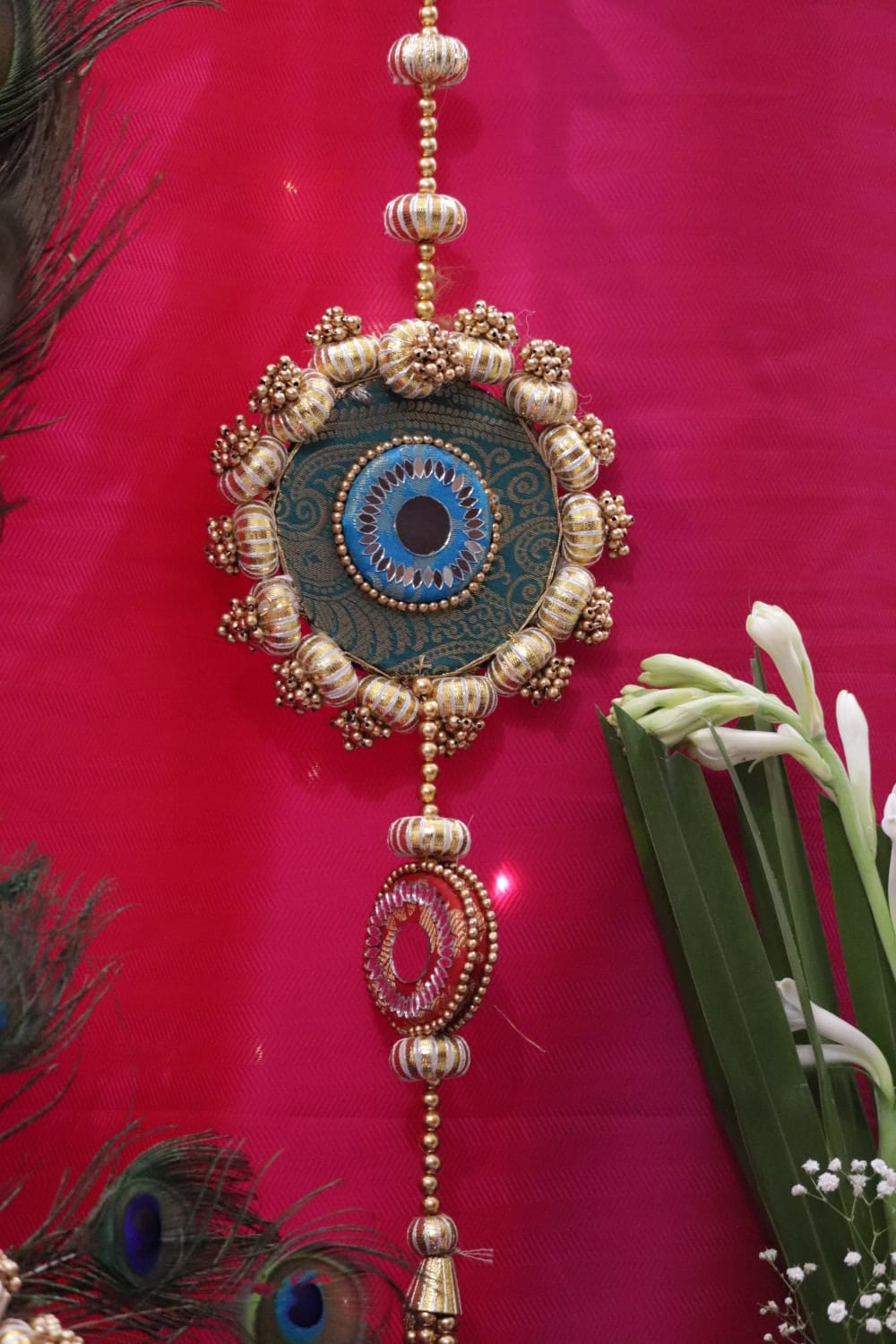 Morni Thangat Kare – Peacock Theme Temple Decor Set