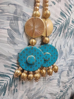 Sky blue - Mini side hangings