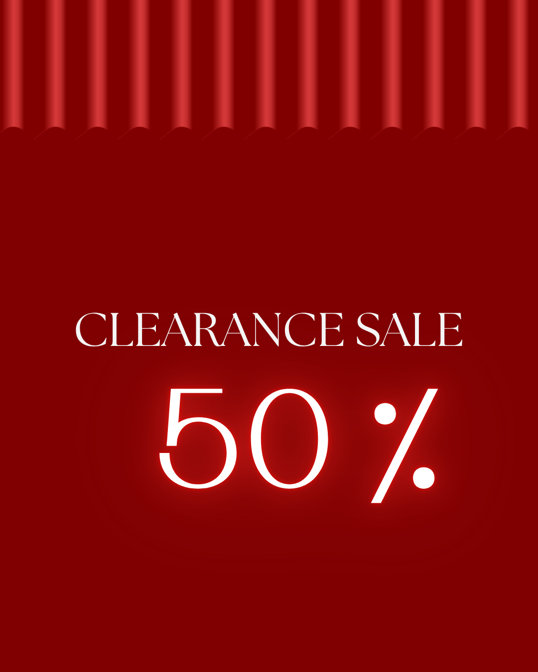 Clearance sale