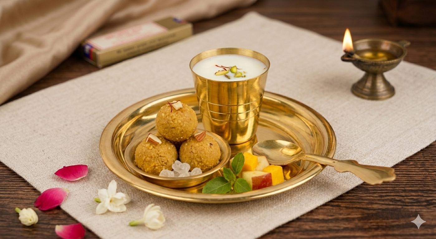 Brass Bhog Thaali