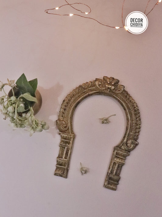 Antique hand carved vintage Round Arch PrabhaValli