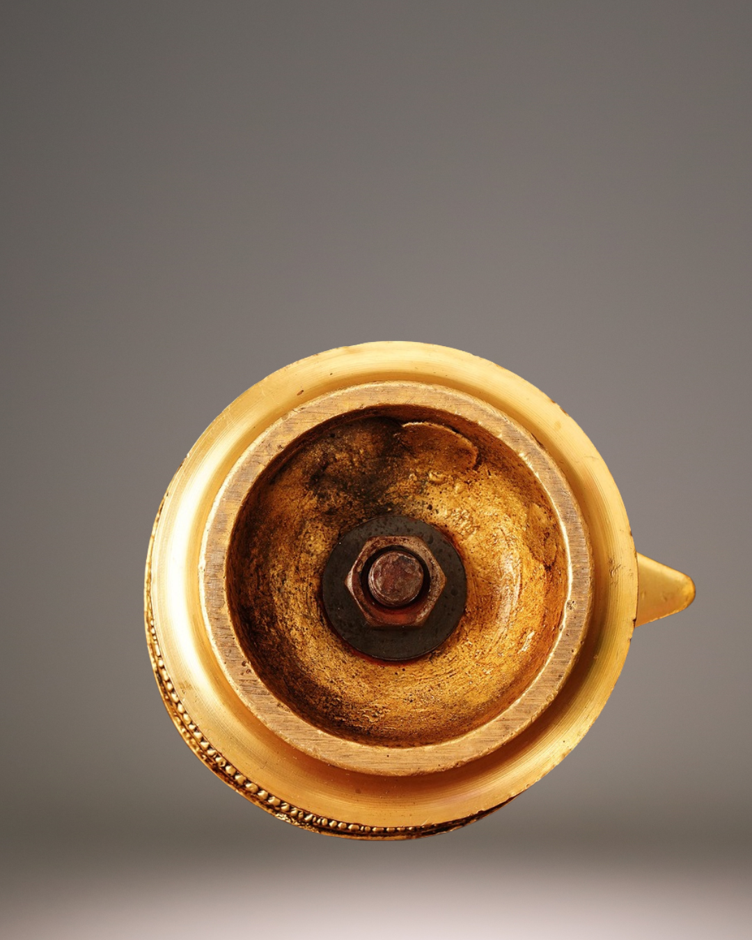 Antique Peacock Brass Deepak | Handcarved Oil Lamp