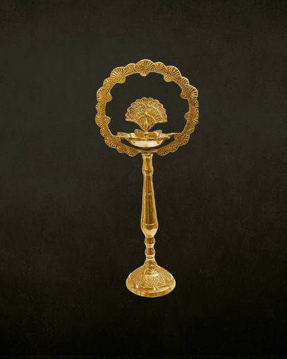14 inch Flying peacock lamp