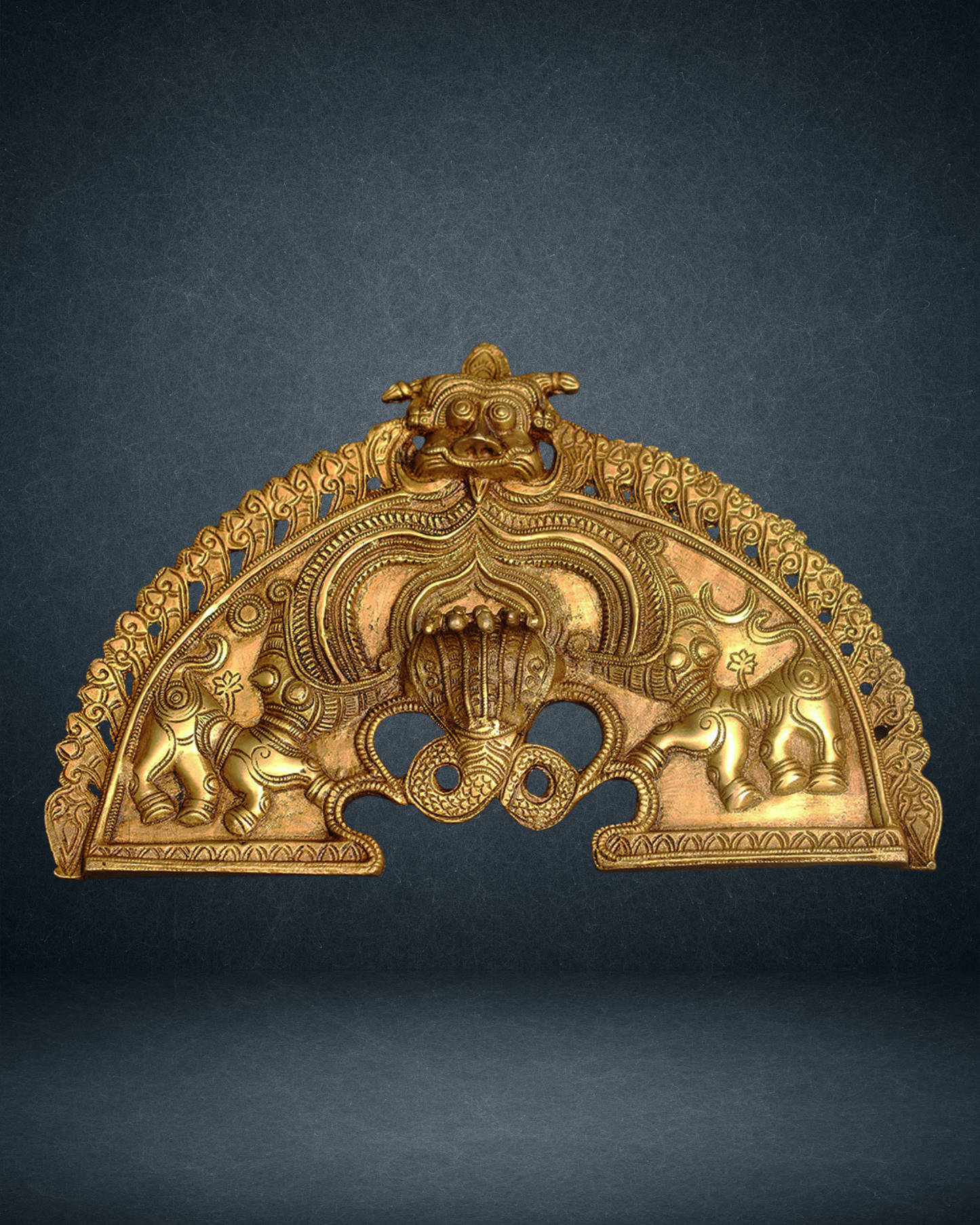 Antique hand carved sheshnaag and kirtimulk prabhavalli
