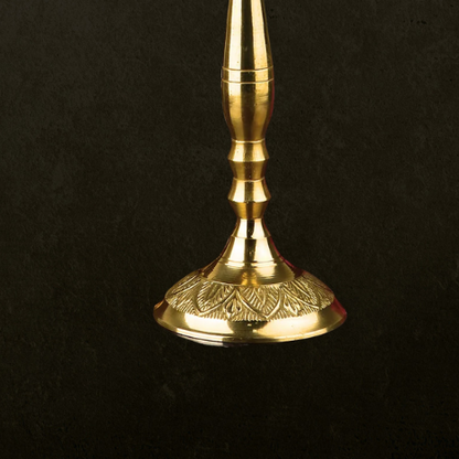 20 Inch Mor Kiran Style Brass Kerala Diya