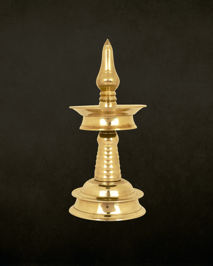6 Inch Small Brass Kerala Diya