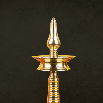 11 Inch Small Brass Kerala Diya
