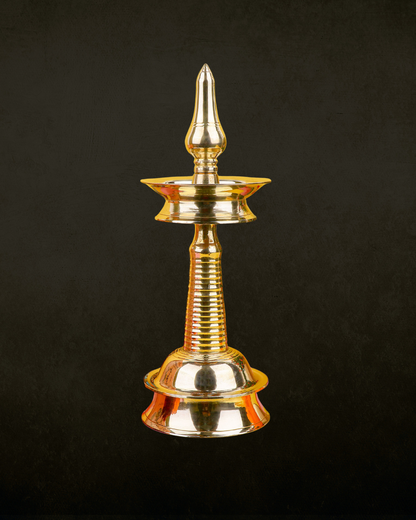 11 Inch Small Brass Kerala Diya