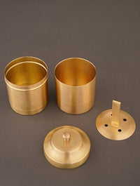 Antique hand carved Filter coffee set