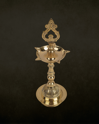 18 inch Brass Kerala Chandarbalyam Samai Diya