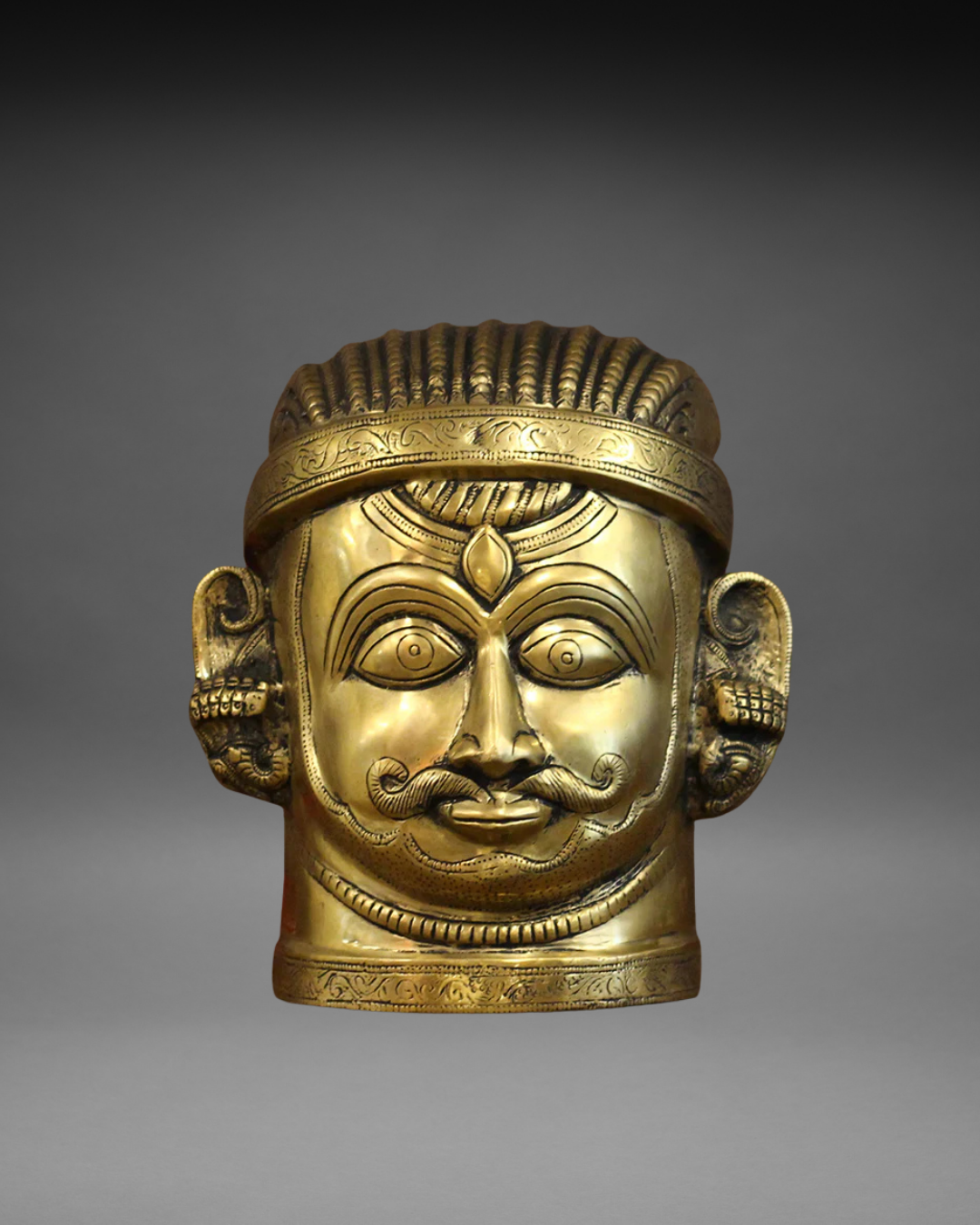 Brass Shiva -Gauri 12"-Full Head