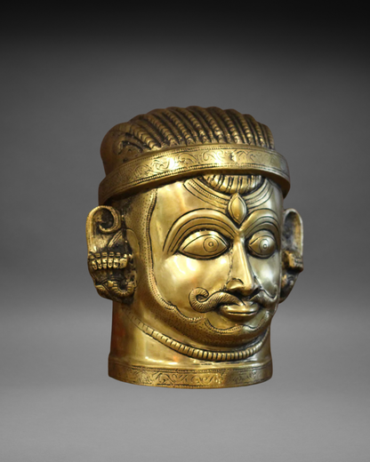 Brass Shiva -Gauri 12"-Full Head