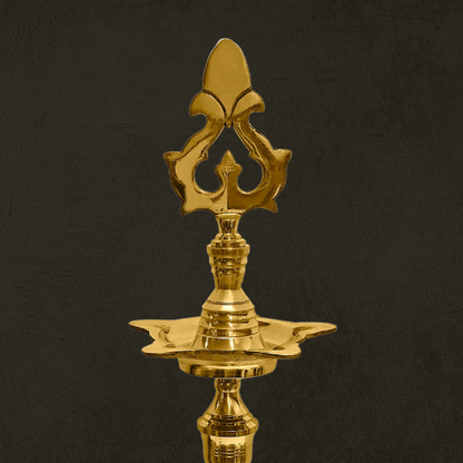 Brass Kerala Chandarbalyam Samai Diya-21 inch