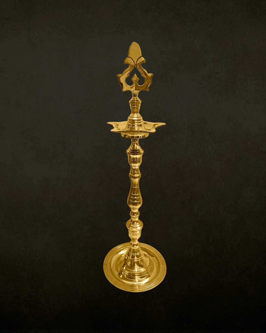 Brass Kerala Chandarbalyam Samai Diya-21 inch