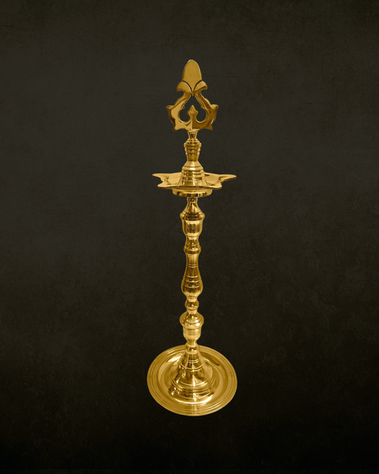 Brass Kerala Chandarbalyam Samai Diya-25 inch