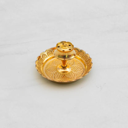 Pure Brass Pooja Thali Set – 12 Pc | Premium Puja Plate for Home Temple