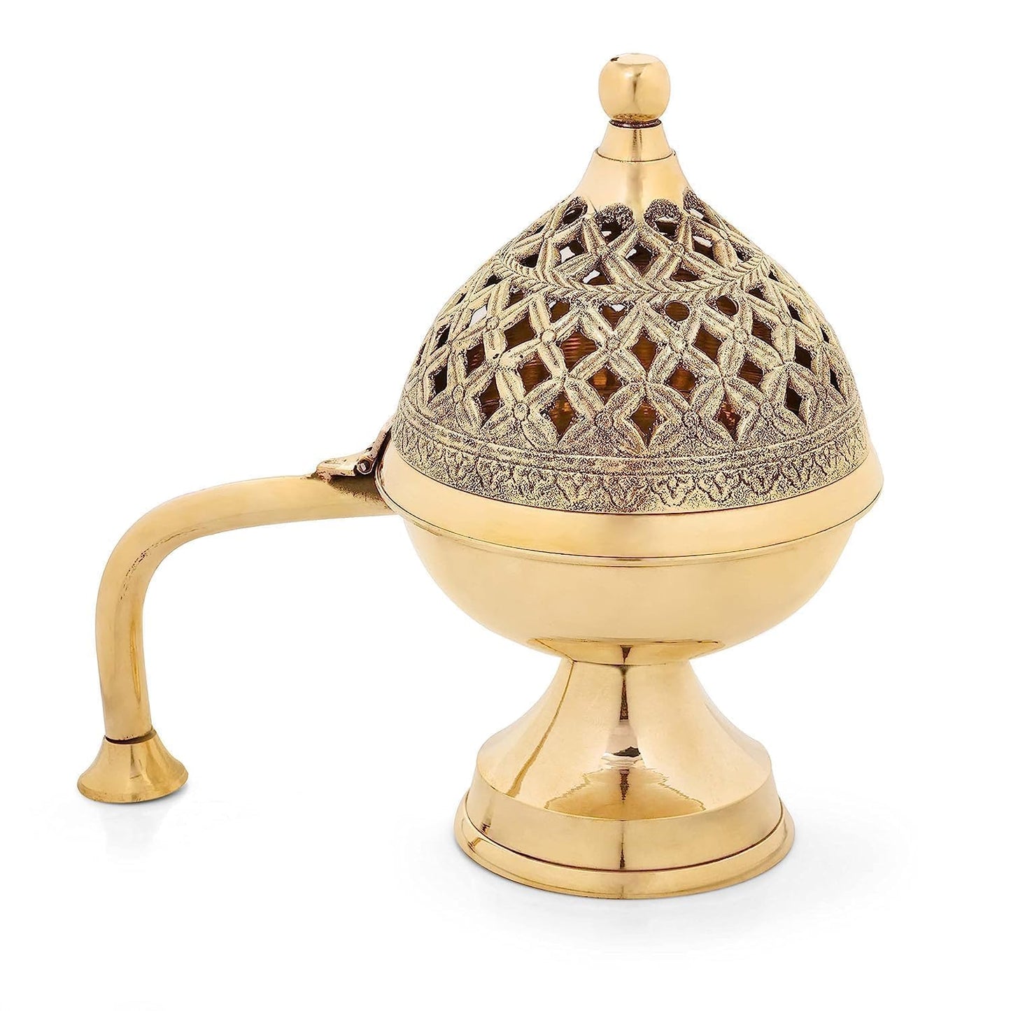 Handcrafted Brass Dome Dhoopdani | Sambrani & Dhoop Cone Burner