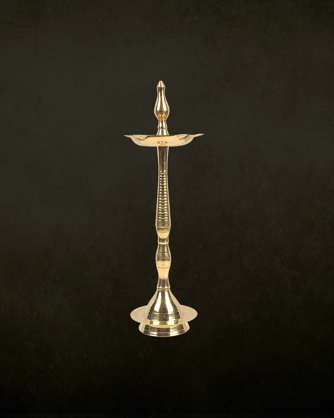 18.5 Inch Brass Kerala Diya Samai Lamp