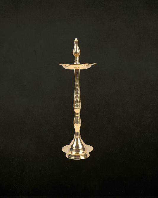 24 Inch Brass Kerala Diya Samai Lamp