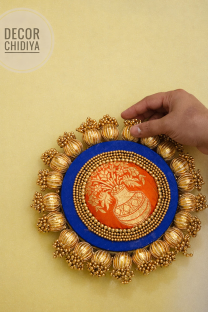 Hari kalsi Placemat  - Blue color and Orange color
